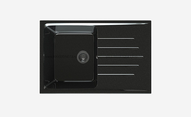 MAXSTONE Мойка глянцевая MS-7 (звездное небо) 750*495*215